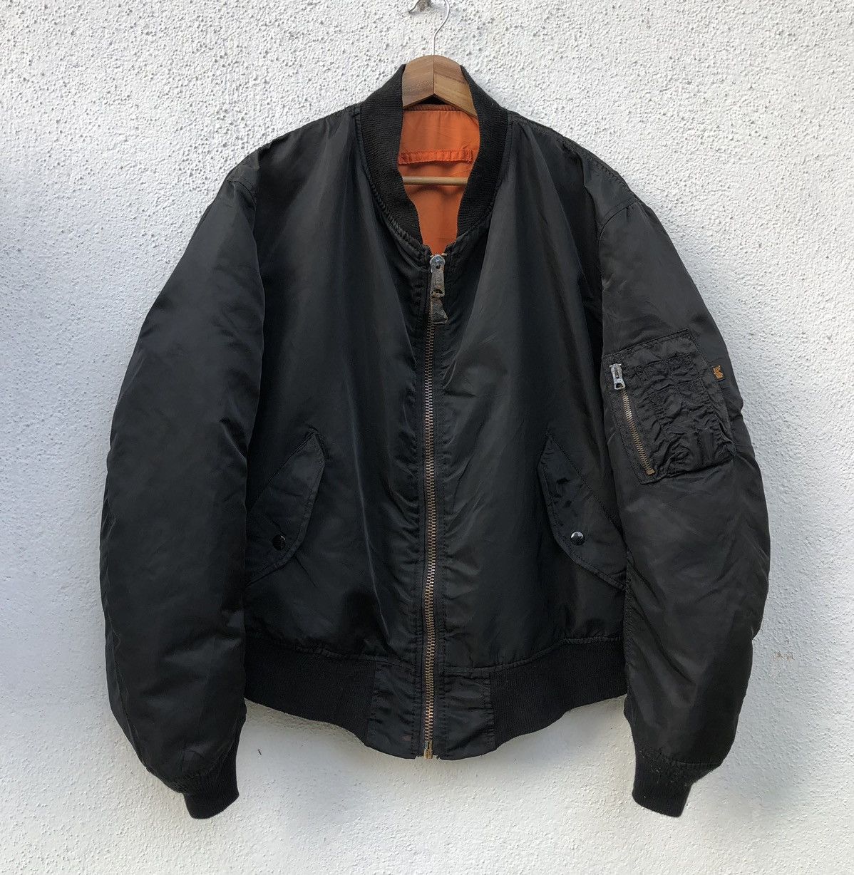 Alpha Industries VTG MA-1 (USAF) Flyer's Intermediate Bomber Jacket USA🇺🇸 Size US XL / EU 56 / 4 - 1 Thumbnail
