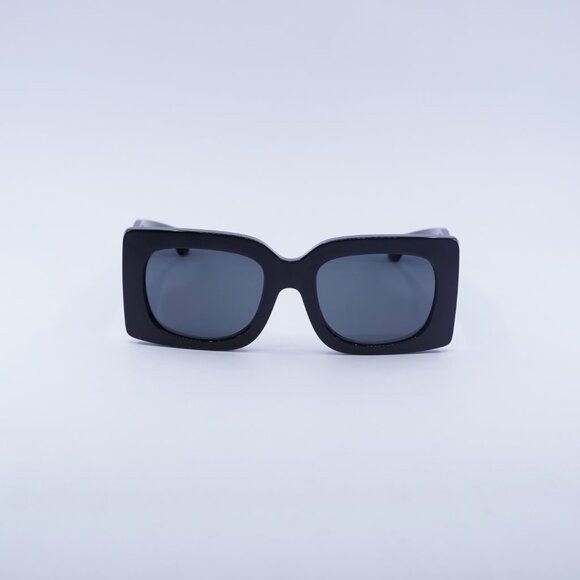 Versace Versace VE4496U GB1/87 Sunglasses Black Square Frame Size ONE SIZE - 3 Thumbnail