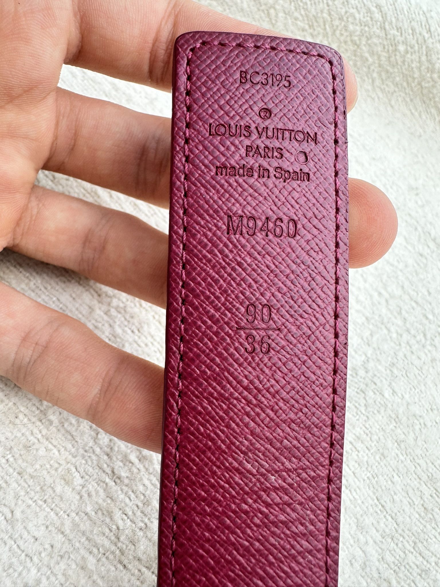 Louis Vuitton Louis Vuitton Belt Monogram Reversible Pink and Brown LV Size ONE SIZE - 13 Thumbnail