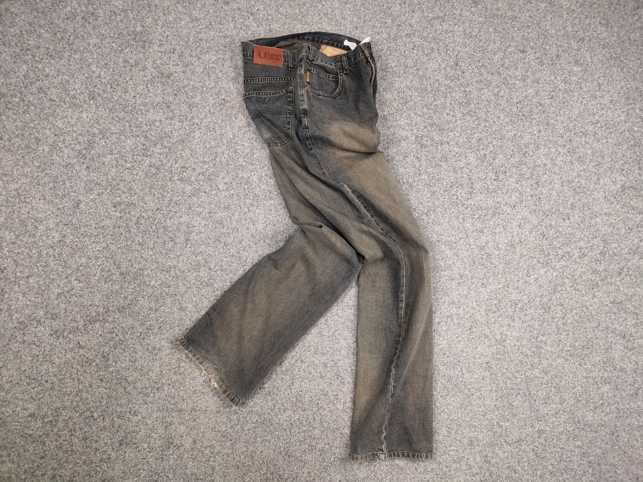 Giorgio Armani Rare Vintage Giorgio Armani Logo Dark Faded Denim Jeans Size US 32 / EU 48 - 12 Thumbnail