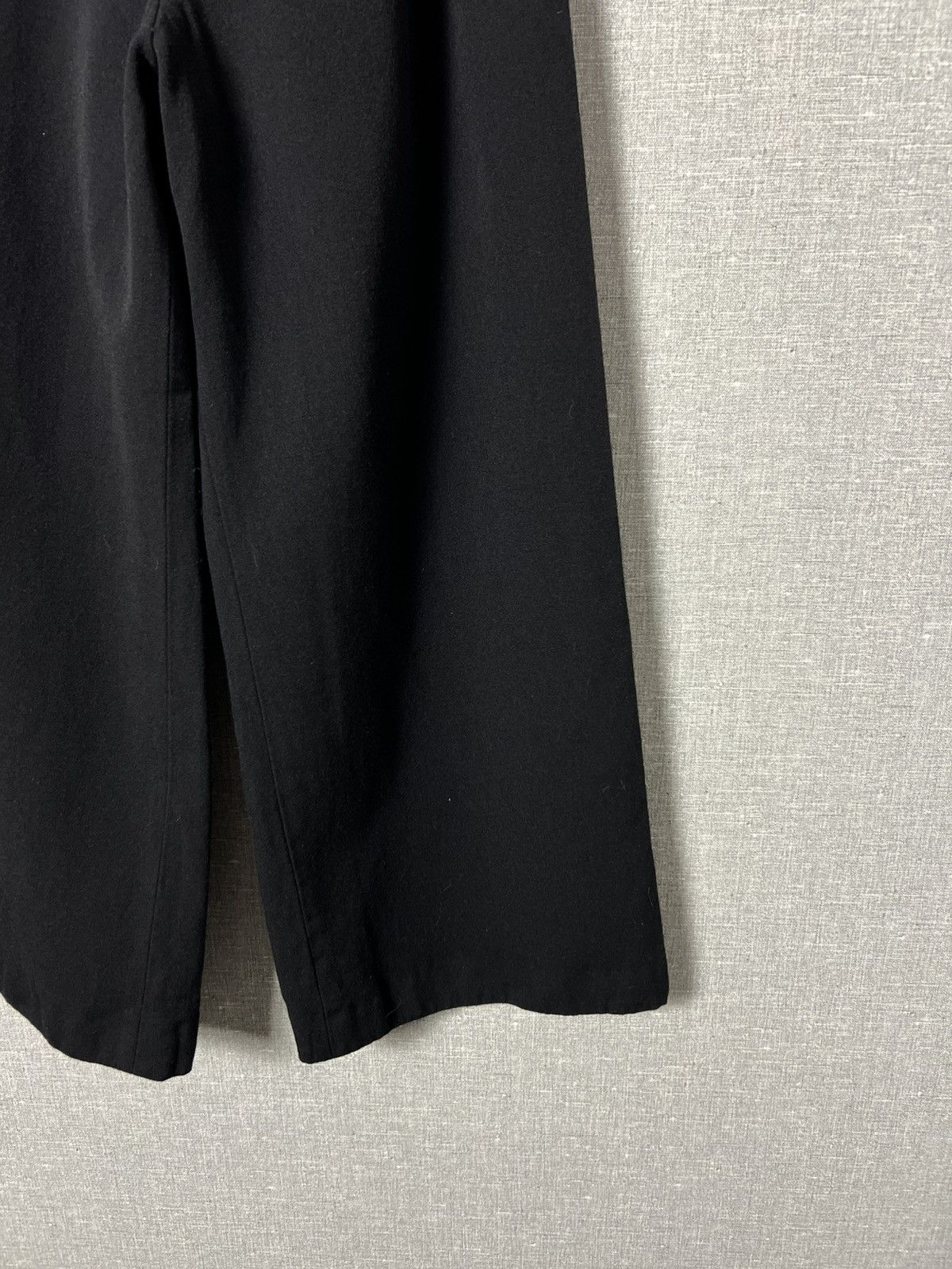Saint Laurent Paris 70s Saint Laurent High Waist Wide Leg Wool Palazzo Trousers Size 25" / US 0 / IT 36 - 6 Thumbnail