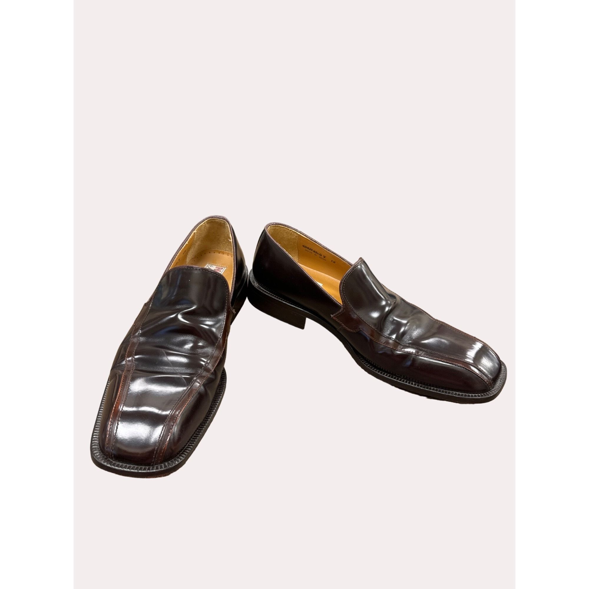 Sandro Moscoloni Sandro Moscoloni men’s brown leather dress loafer shoes size Size US 12 / EU 45 - 1 Thumbnail