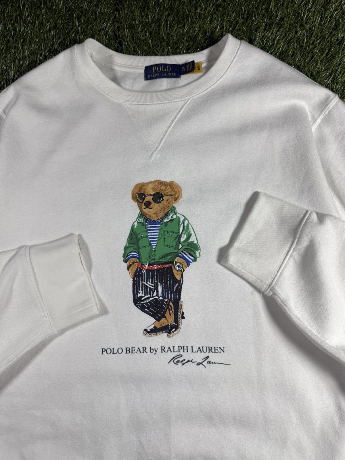 Ralph Lauren Vintage Y2k polo Ralph Lauren Polo Bear Crewneck Sweatshirt Size US XL / EU 56 / 4 - 2 Thumbnail