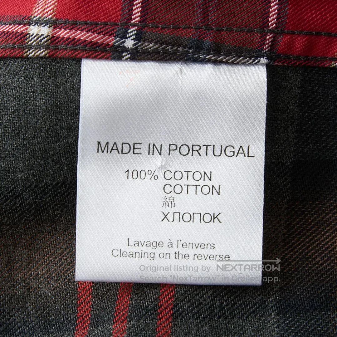 Givenchy Givenchy Men's Plaid Patchwork Shirt. Size US M / EU 48-50 / 2 - 7 Thumbnail