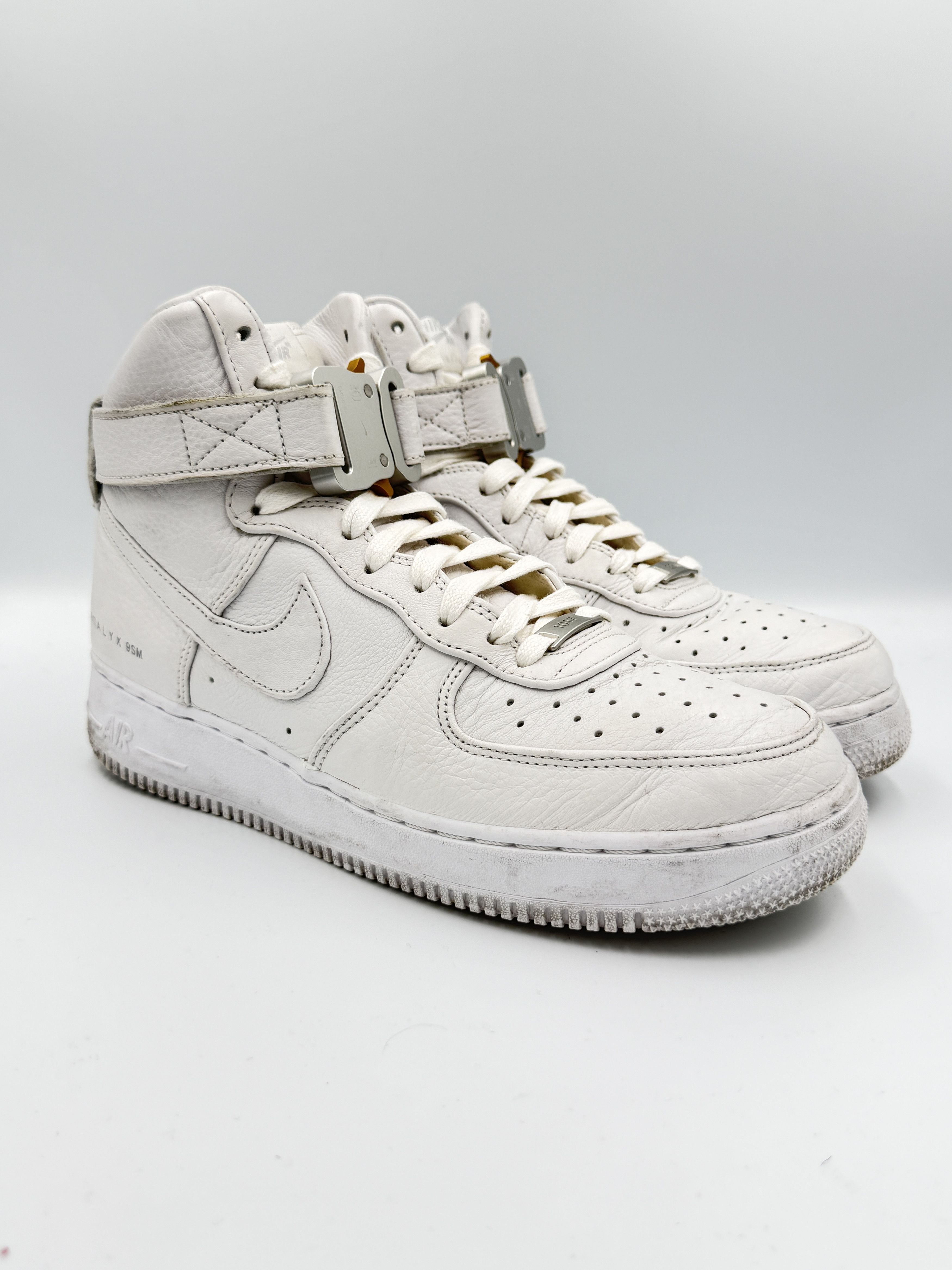 1017 ALYX 9SM x Nike Air Force 1 High Triple White