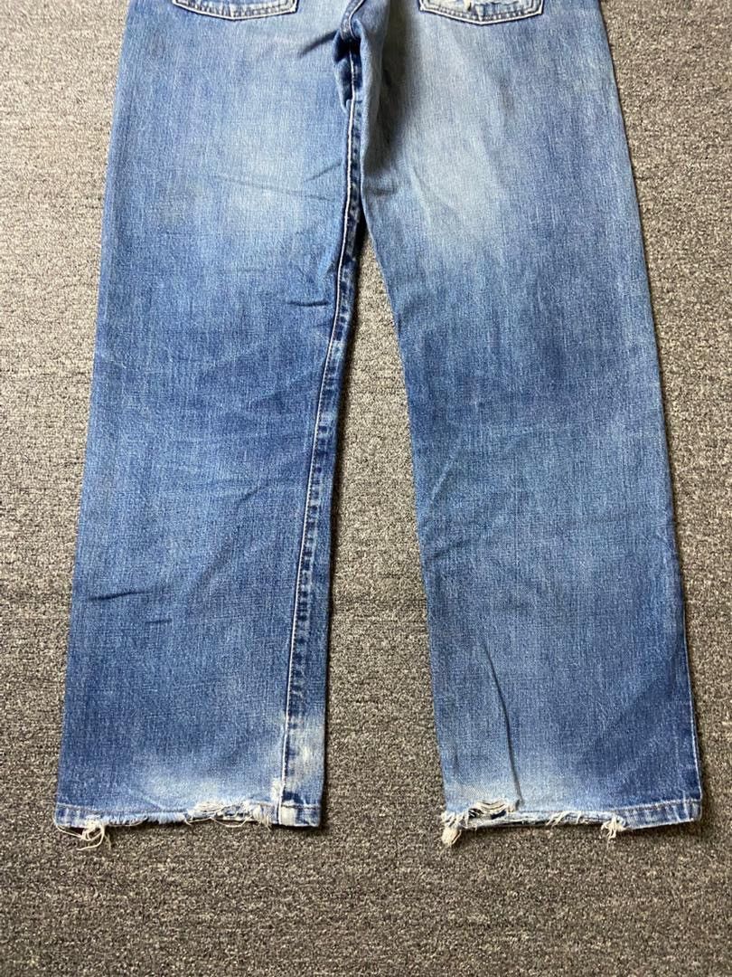 Levi's 🔥 LEVIS Selvedge Distressed Denim Jeans 🔥 (135) Size US 34 / EU 50 - 4 Thumbnail