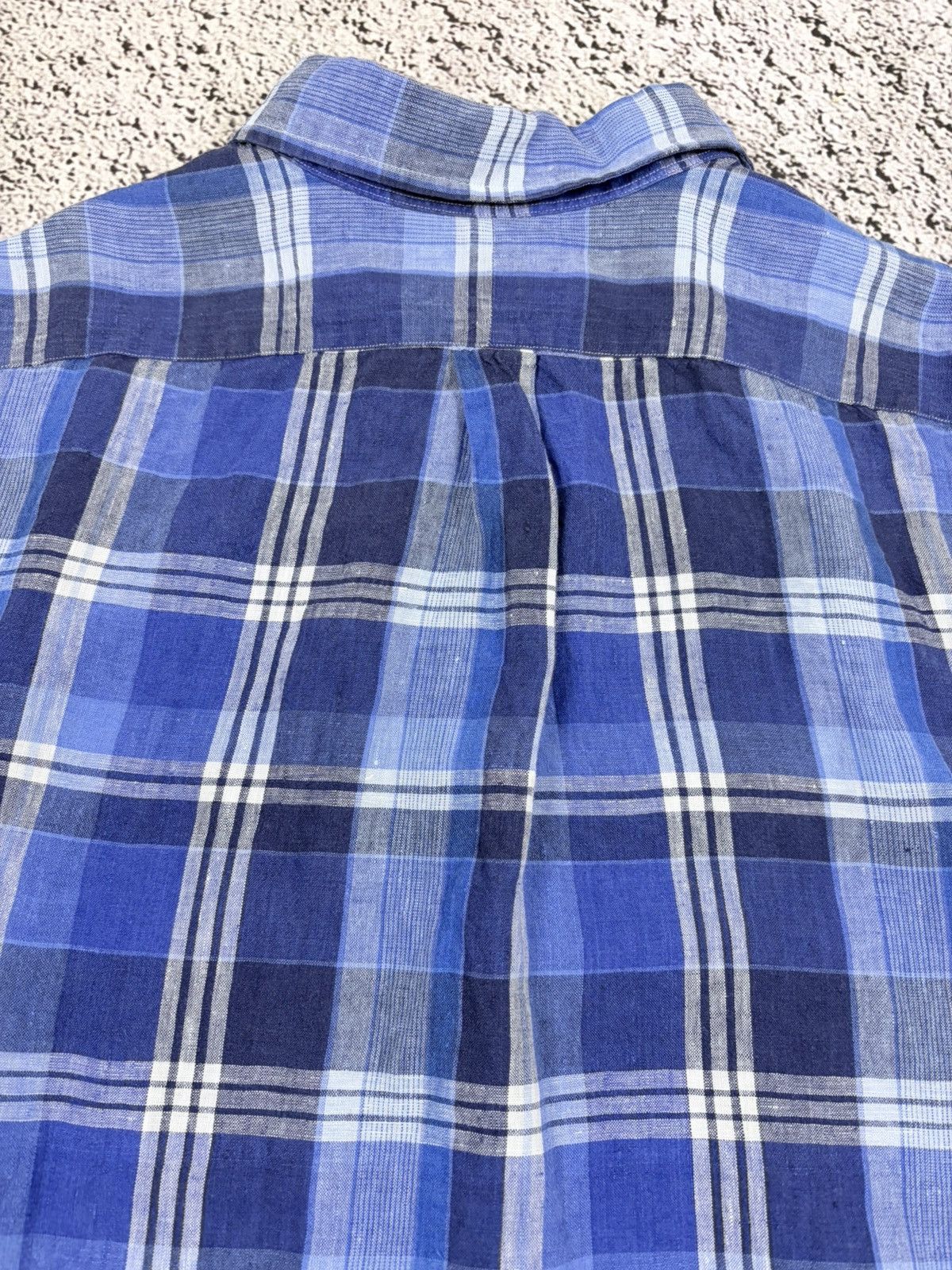 Ralph Lauren Polo Ralph Lauren 100% Linen Plaid Summer Shirt XXL Size US XXL / EU 58 / 5 - 12 Thumbnail