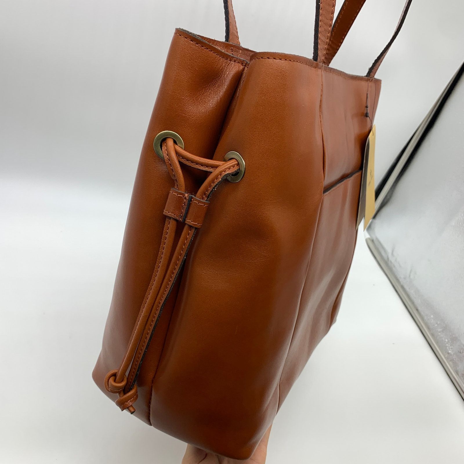 Other Patricia Nash Everton Slouchy Tote Cinnamon Brown Leather Size ONE SIZE - 9 Thumbnail