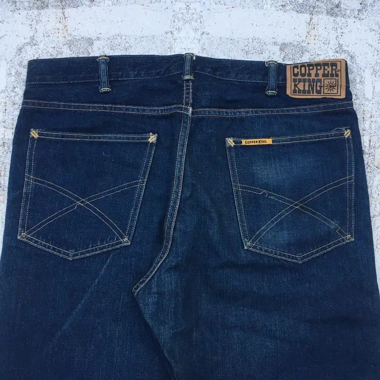 Warehouse & Co. Copper King By Warehouse Half Selvedege Repro 70s Denim Size US 33 - 10 Thumbnail