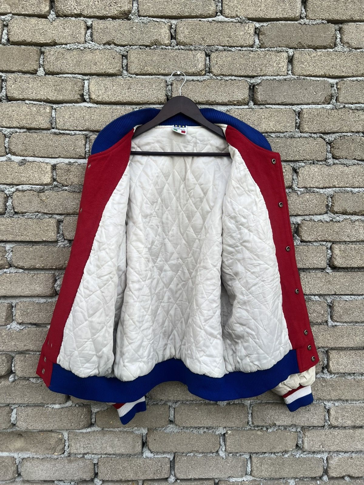 Vintage Vintage Kappa Italia Wool Leather Varsity Size US XL / EU 56 / 4 - 10 Thumbnail