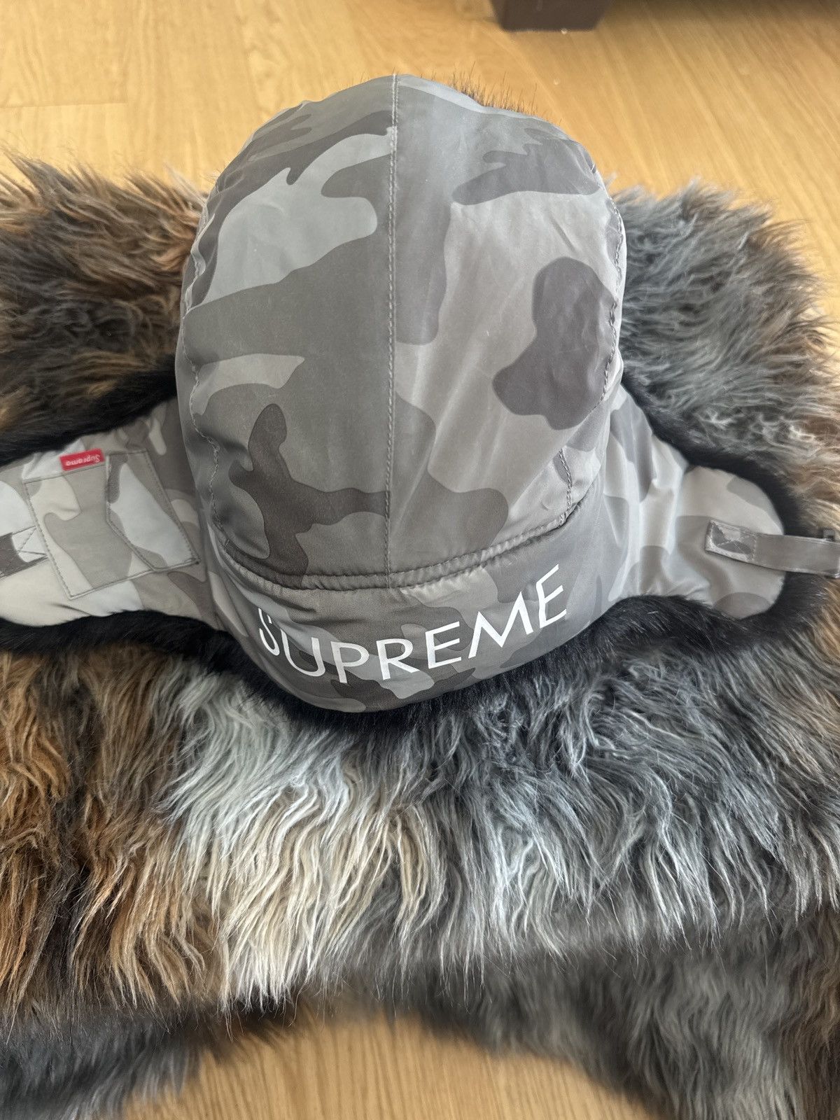 Supreme supreme camo holografic winter furr Size ONE SIZE - 4 Thumbnail