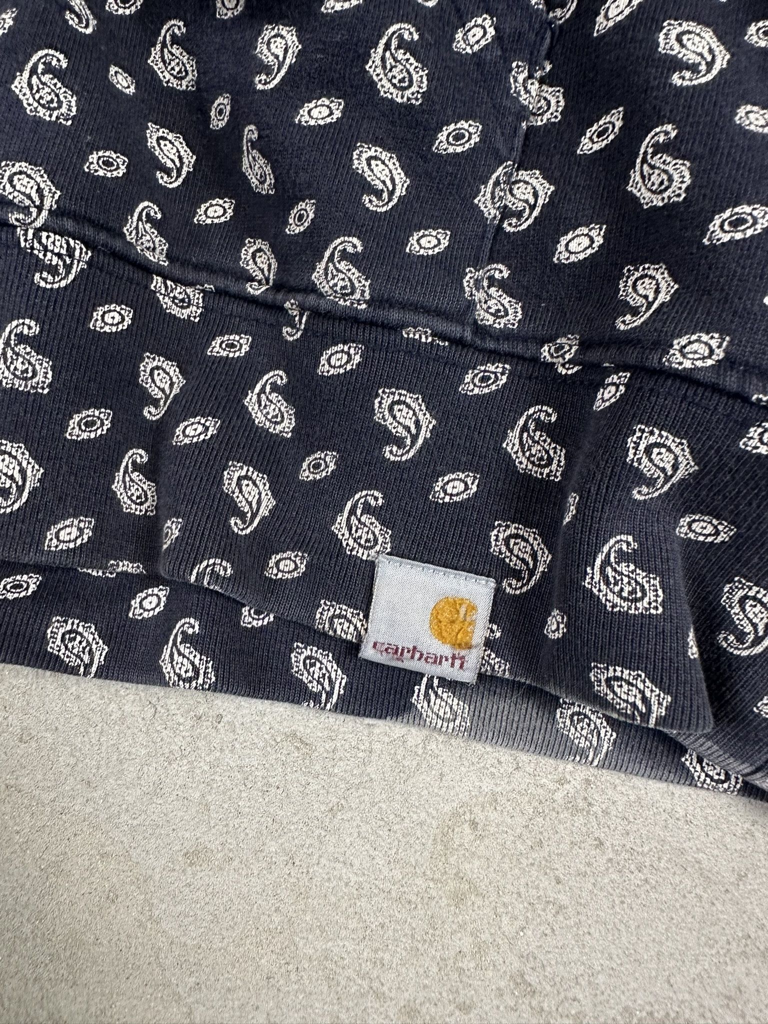 Carhartt × Vintage Vintage Y2k Carhartt Leaves Pattern Boxy Sweatshirt Hoodie Size US L / EU 52-54 / 3 - 8 Thumbnail