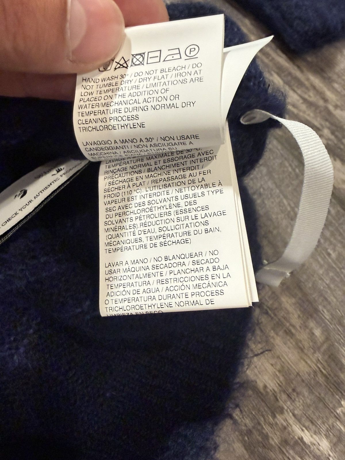Off-White OFF-WHITE Dégradé Brushed Mohair-Blend Sweater - Blue Large Size US L / EU 52-54 / 3 - 6 Thumbnail