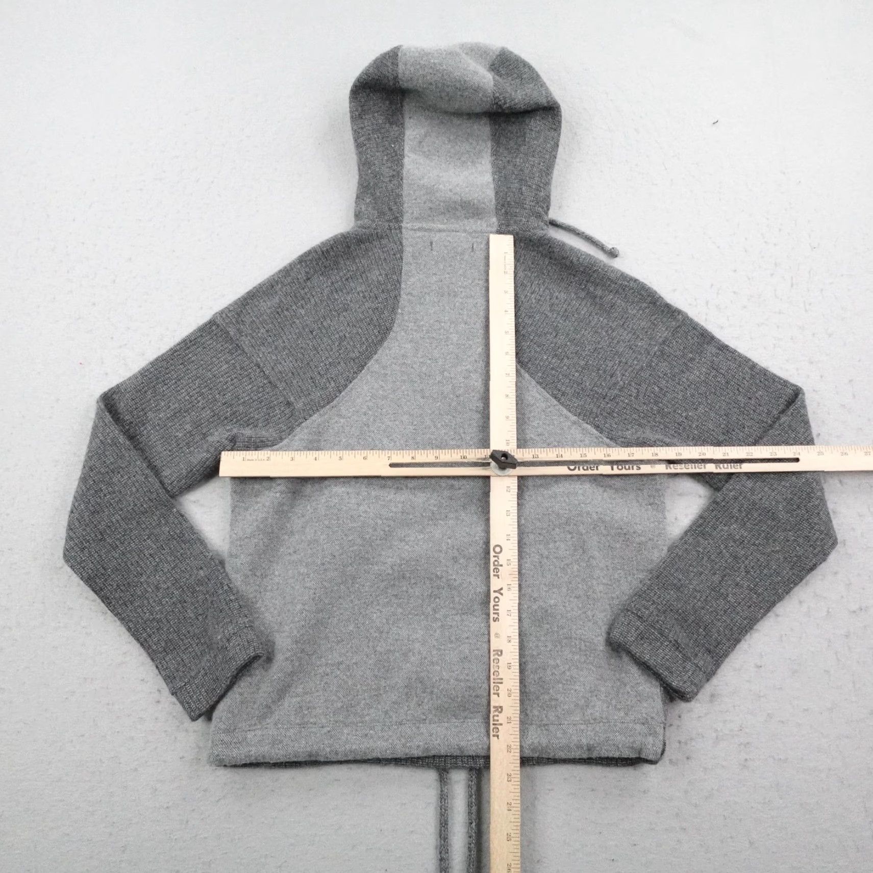 Prana PrAna Hoodie Womens XS Gray Hartlie Pullover 1/4 Zip Wool Blend Sweatshirt Size XS / US 0-2 / IT 36-38 - 5 Thumbnail