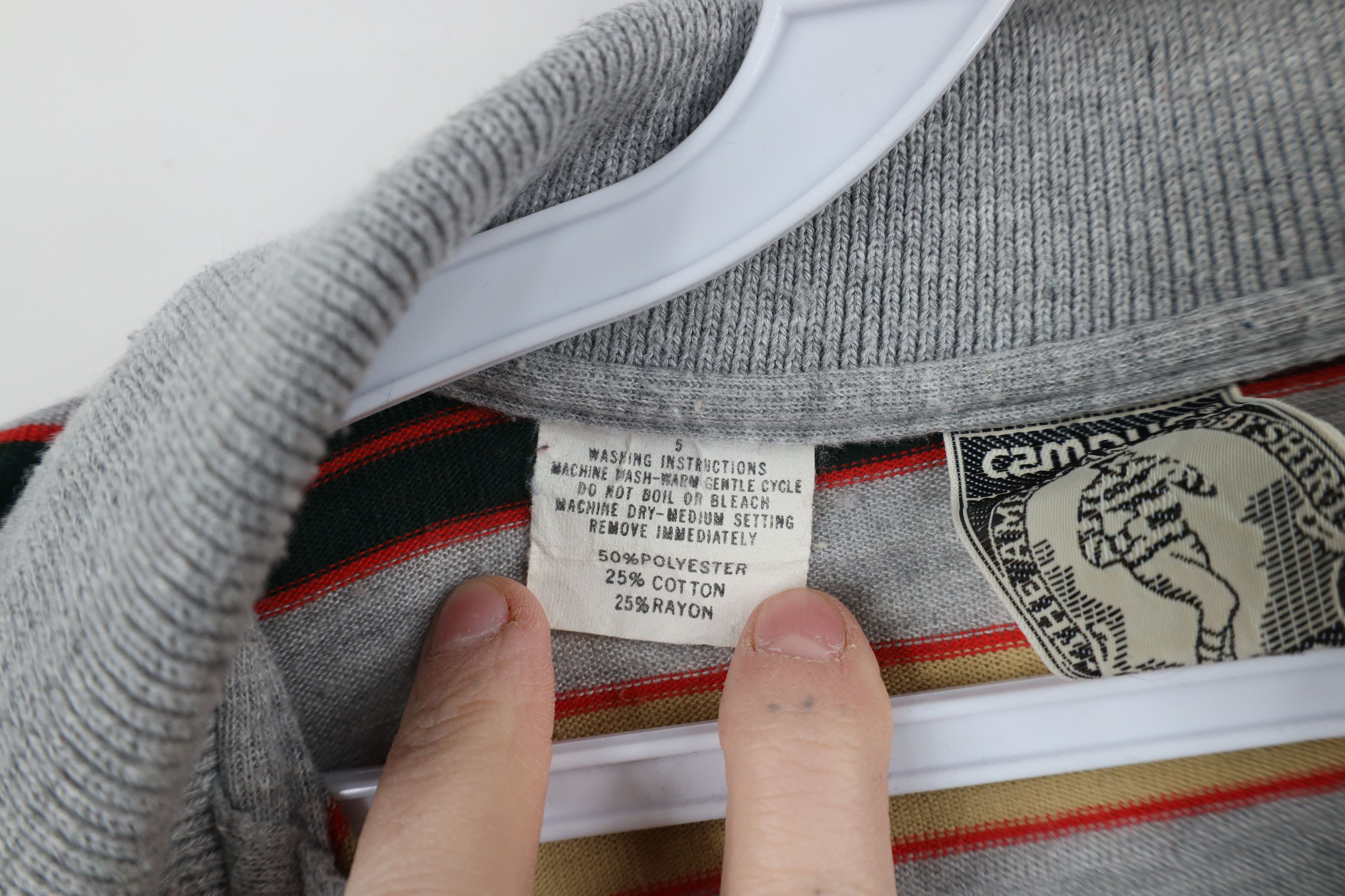 Vintage Vintage 70s Streetwear Long Sleeve Rugby Polo Shirt USA Size US XL / EU 56 / 4 - 9 Thumbnail