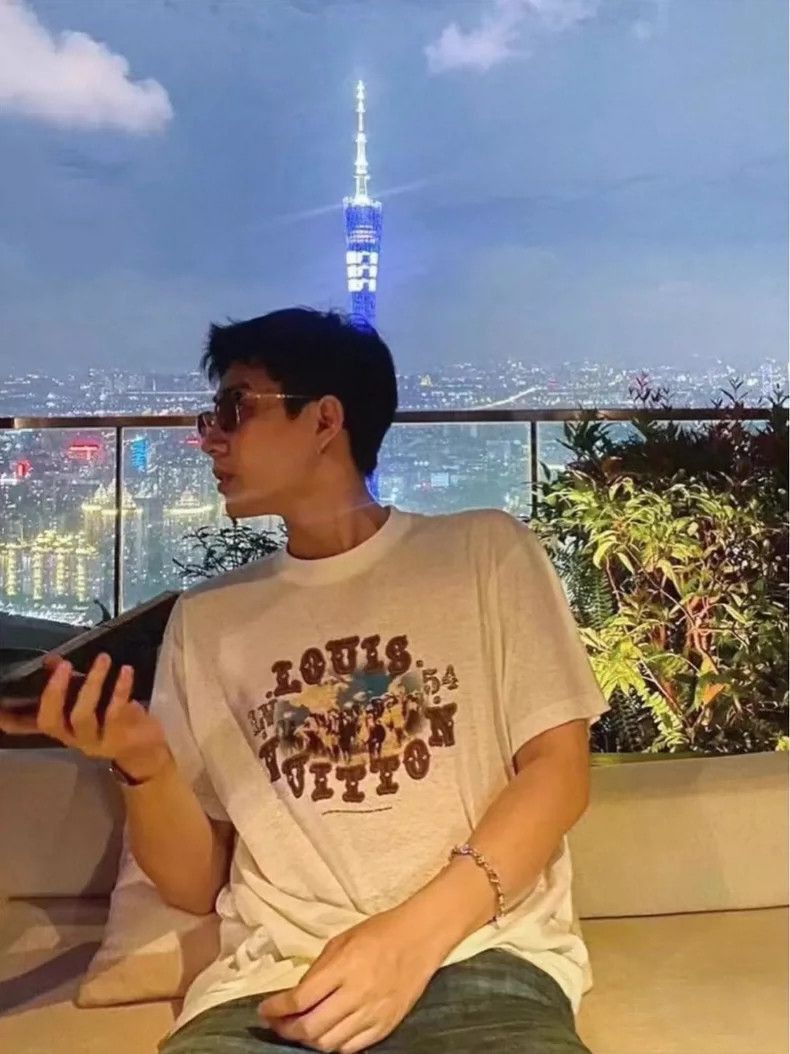LV Louis Vuitton Western Style Short Sleeve Tee -2505
