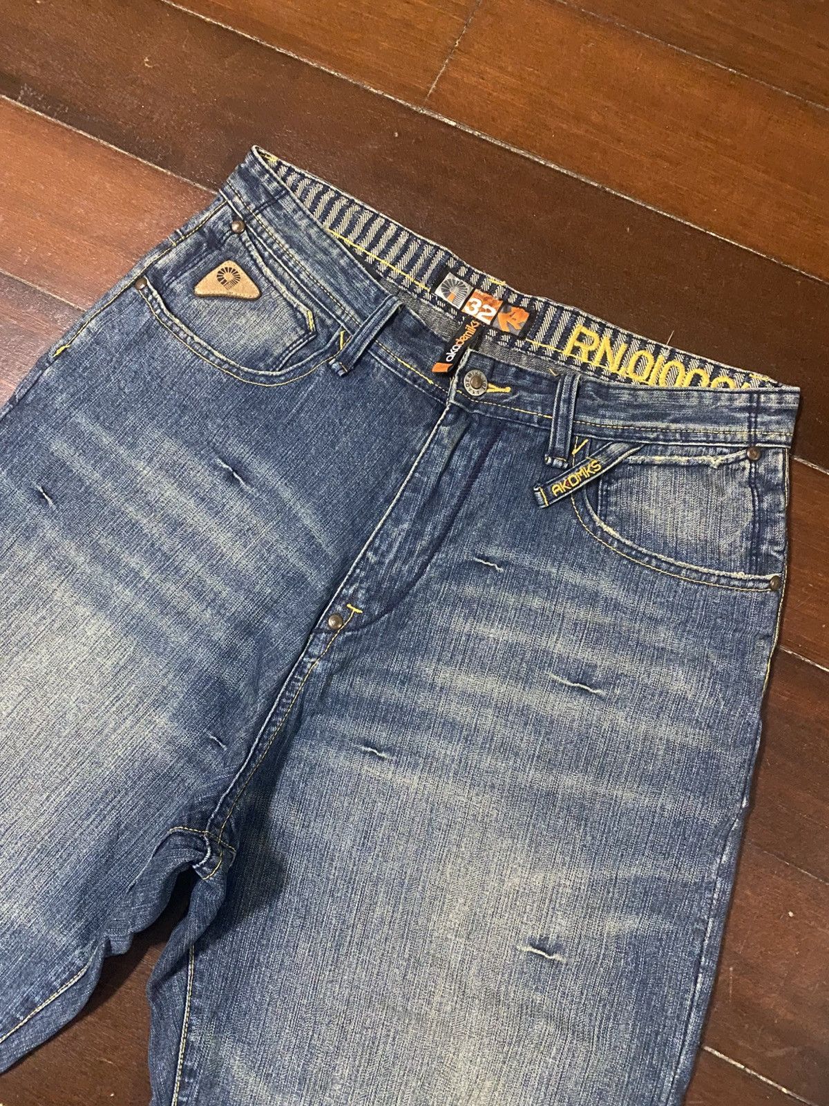 Akademiks Vintage Y2k Akdmks Grunge wide leg baggy Denim Size US 34 / EU 50 - 6 Thumbnail