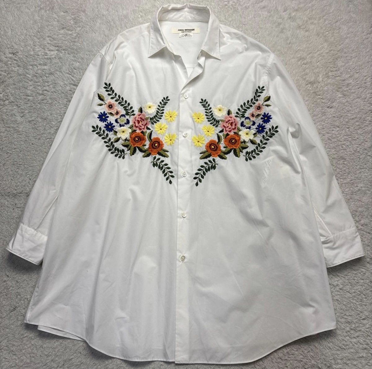 Junya Watanabe JUNYA WATANABE COMME des GARCONS oversized shirts flower Size US XS / EU 42 / 0 - 1 Thumbnail