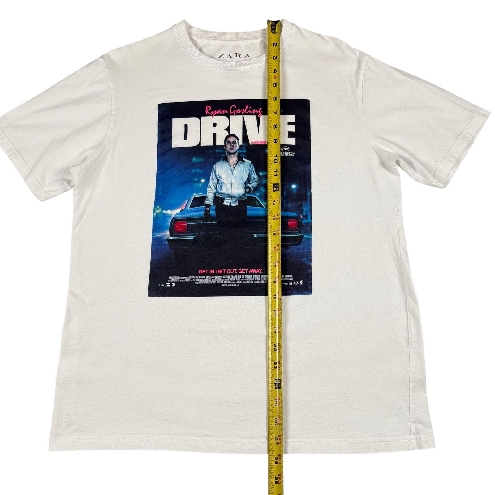 Vintage × Zara Vintage Zara Drive Ryan Gosling Official Movie Promo T-shirt Size US L / EU 52-54 / 3 - 6 Thumbnail