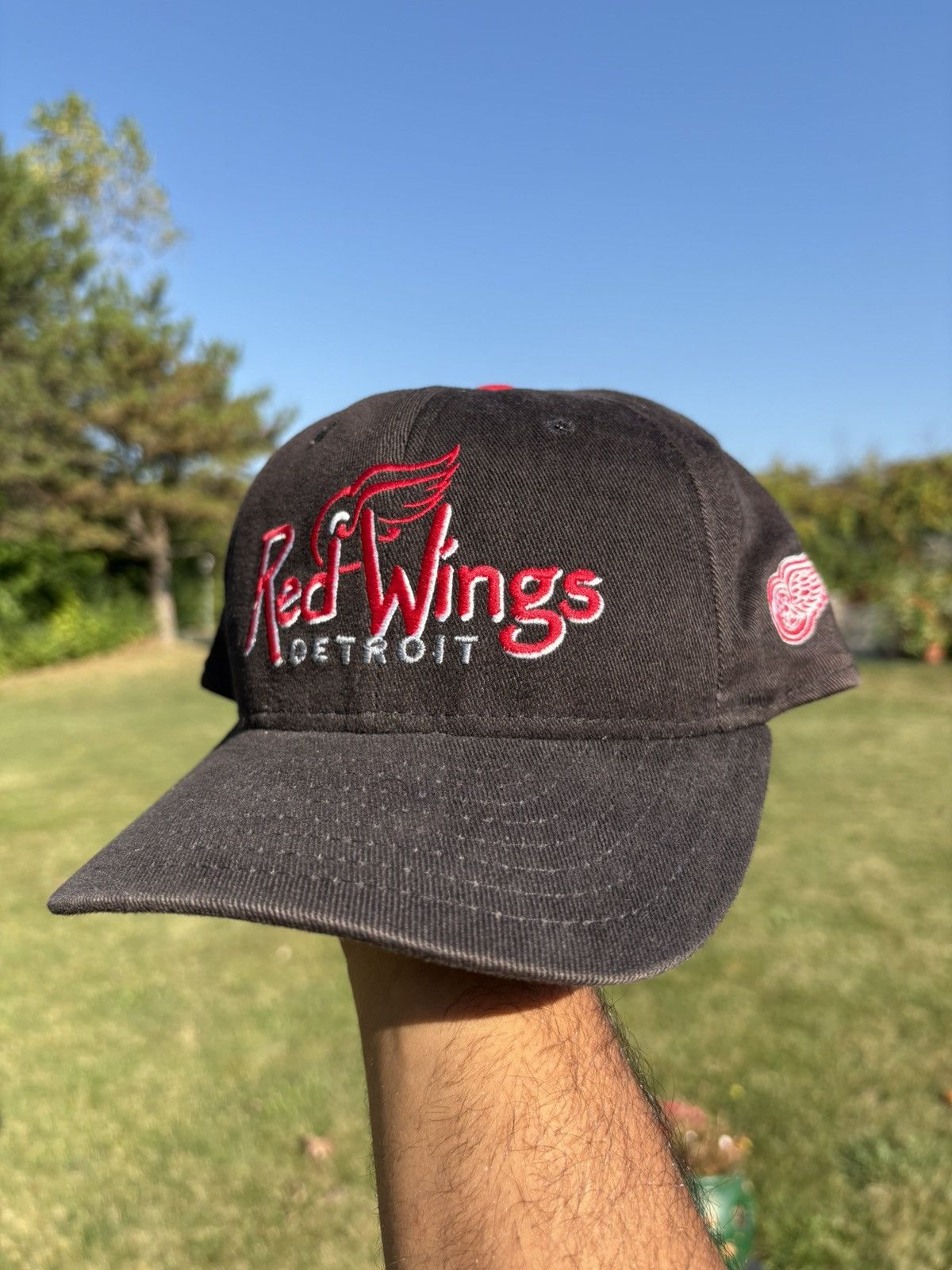 New Era Detroit Red Wings NHL New Era Made in USA Vintage 80s Hat Size ONE SIZE - 2 Thumbnail