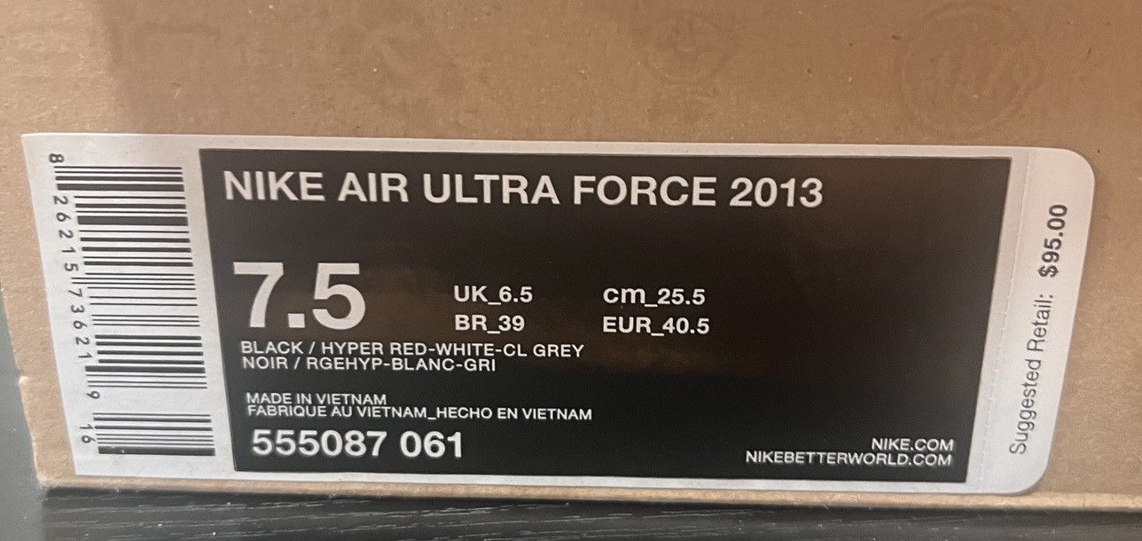 Nike SIZE 7.5 MEN - Nike Air Ultra Force Size US 7.5 / EU 40-41 - 6 Thumbnail