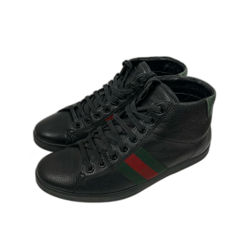 Gucci Gucci Black High-Top Sneakers Size 37 Size US 6 / IT 36 - 1 Thumbnail