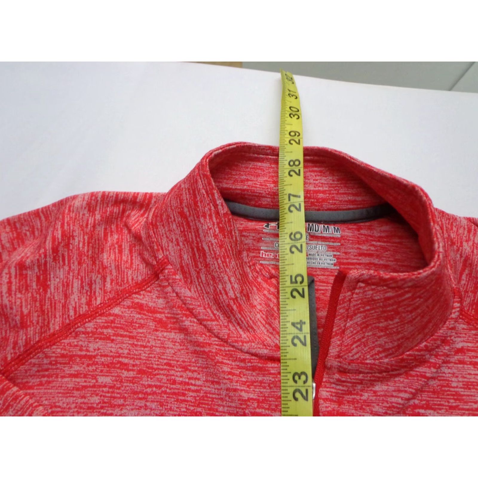 Under Armour Under Armour HeatGear Long Sleeve Shirt Red Medium 1/4 Zip Loose Fit Mens Regular Size M Size US M / EU 48-50 / 2 - 6 Thumbnail
