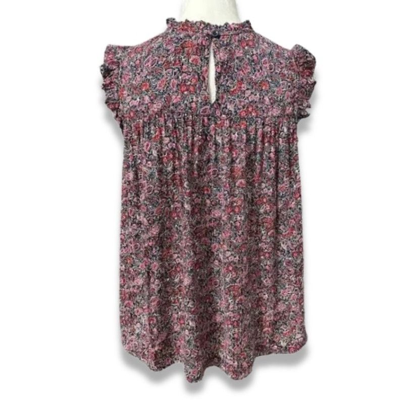 Treasure & Bond Treasure & Bond Ruffled Blouse Smocked Floral Multicolor S Size S / US 4 / IT 40 - 5 Thumbnail