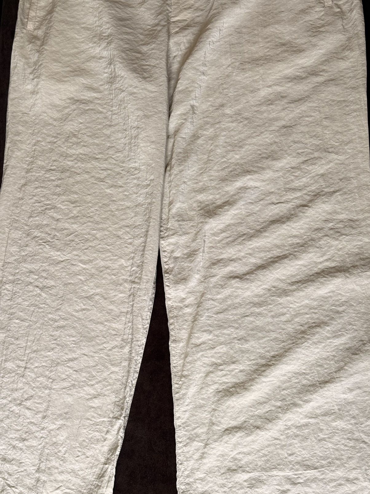 Lemaire Lemaire Dry Silk Soft Belted Pants - Ecru Size 28" / US 6 / IT 42 - 18 Thumbnail