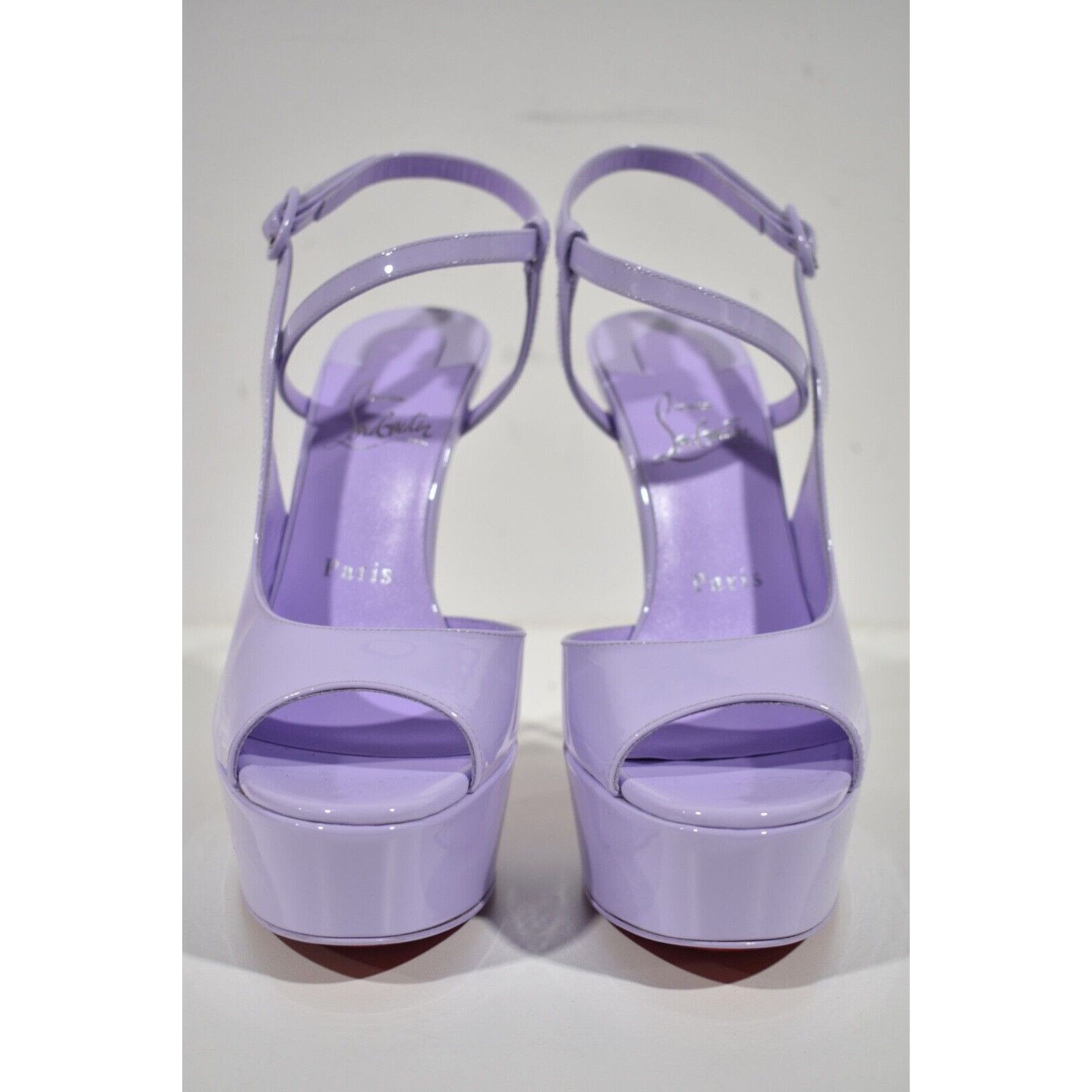 Christian Louboutin So Jenlove Alta 150 Purple Platform Sandal Heel Pump 36 Size US 6 / IT 36 - 5 Thumbnail