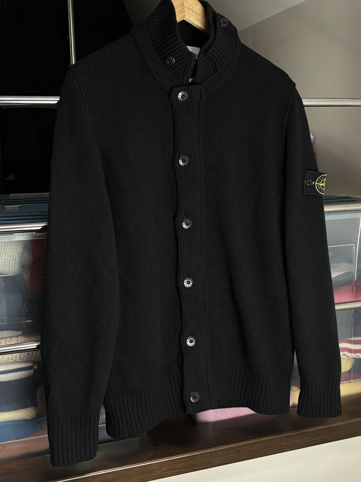 Stone Island Stone Island Vintage Knitted Wool Cardigan Sweater Size US XXL / EU 58 / 5 - 2 Thumbnail