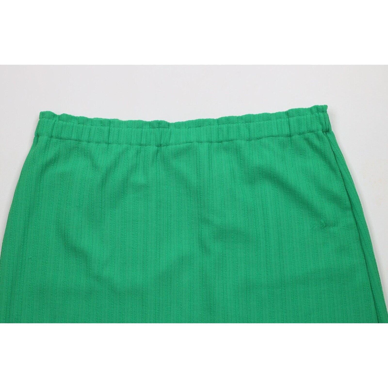 Vintage Vintage 70s Streetwear Textured Ribbed Knit Pocket Skirt Size 34" / US 12 / IT 48 - 10 Thumbnail