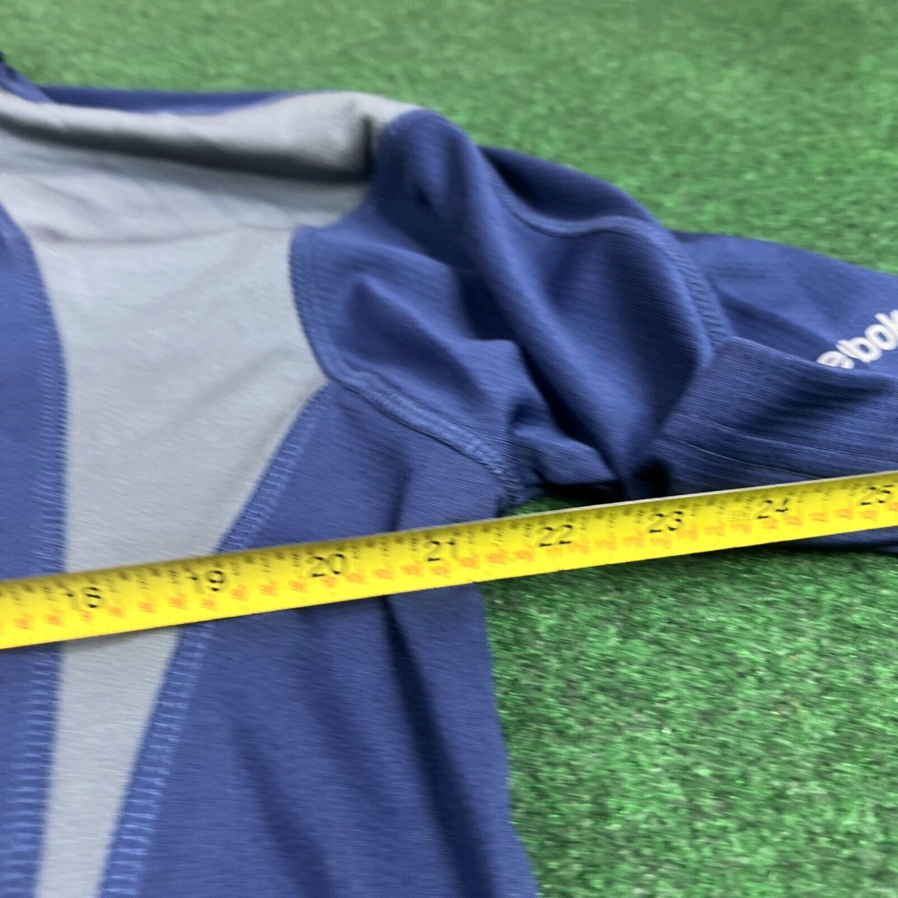 Reebok REEBOK Golf ― Mens Medium― PLAY DRY Navy Blue/Gray Polo Golf Shirt NWT ― Size US M / EU 48-50 / 2 - 7 Thumbnail