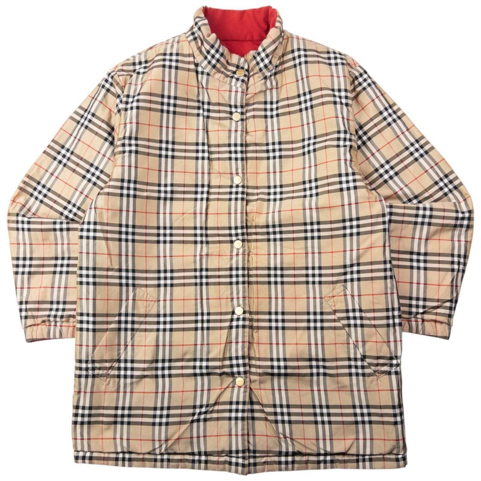 Burberry Vintage 90s Burberry Nova Check Quilted Reversible Jacket