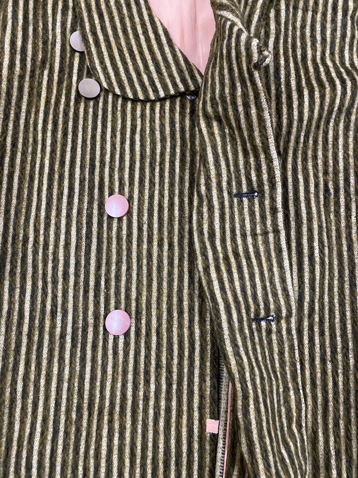 Japanese Brand Rare Japan Wool Stripe Kimono Jacket – Archive Samurai Vibes Size US L / EU 52-54 / 3 - 9 Thumbnail