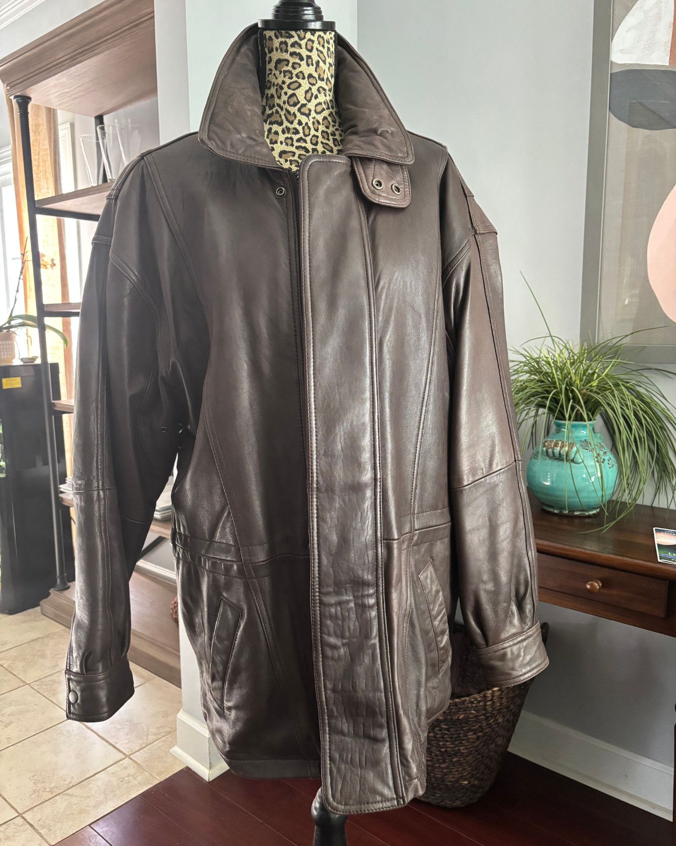 Andrew Marc Marc by Andrew Marc Genuine Leather Coat – Size Medium Size US M / EU 48-50 / 2 - 1 Thumbnail