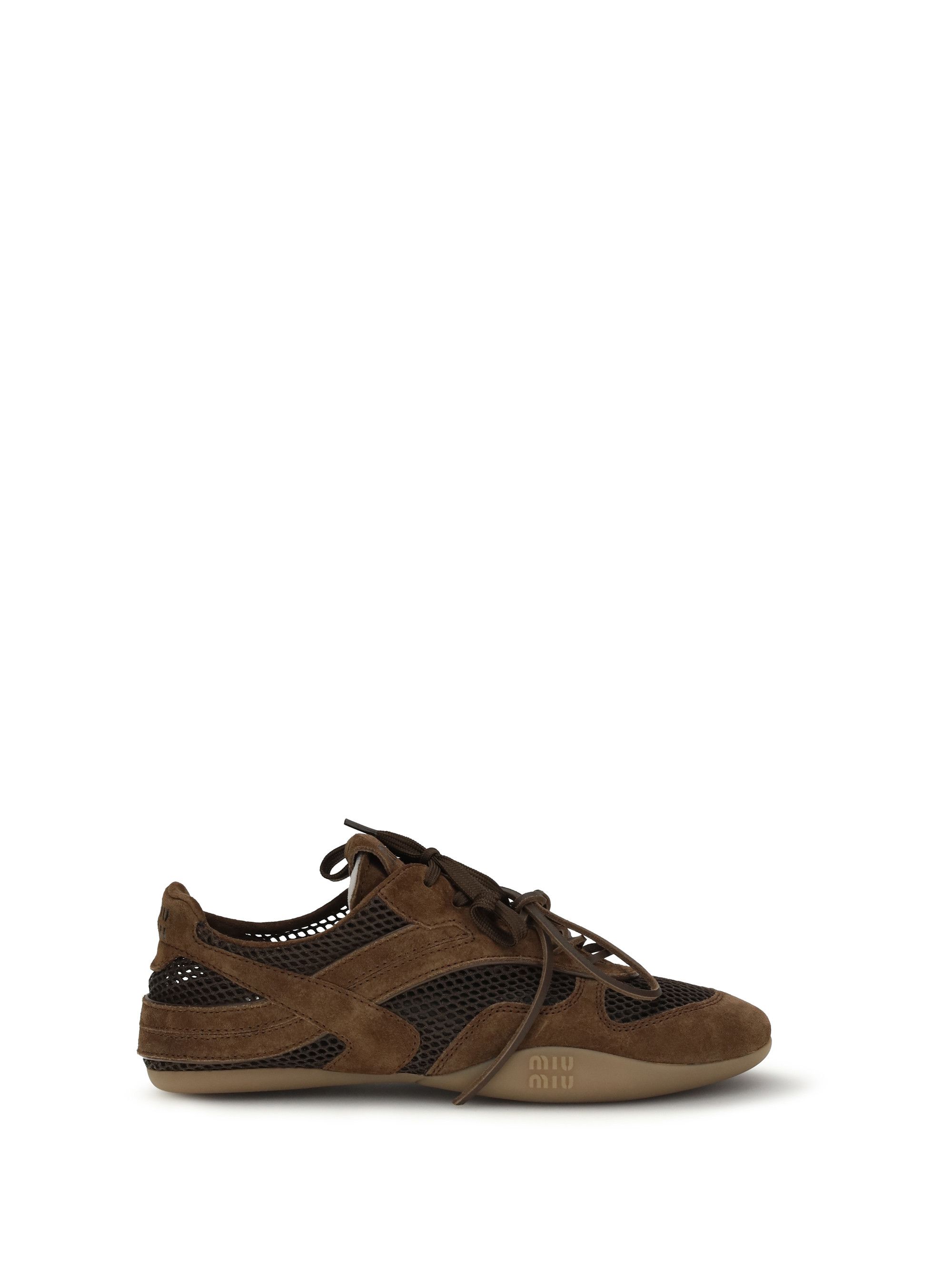 Miu Miu Mesh and suede Sneakers Size US 6 / IT 36 - 1 Thumbnail