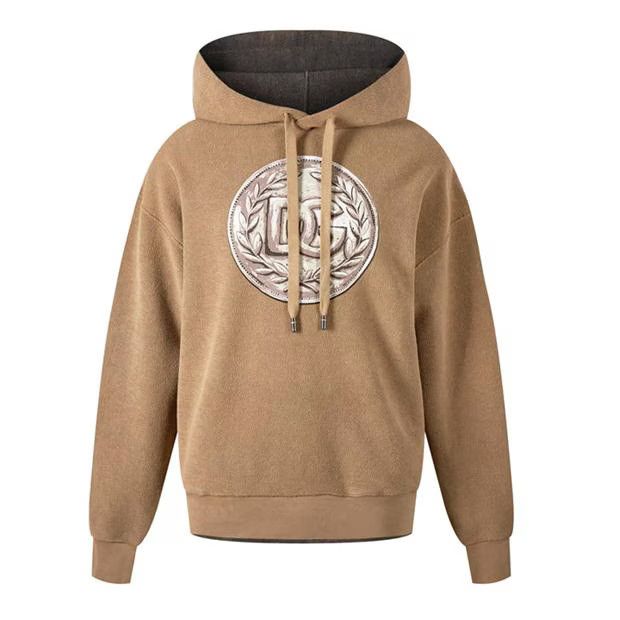 image of Dolce Gabbana O1G2R1Mq0324 Coin Hoody In Sand, Men's (Size Medium)