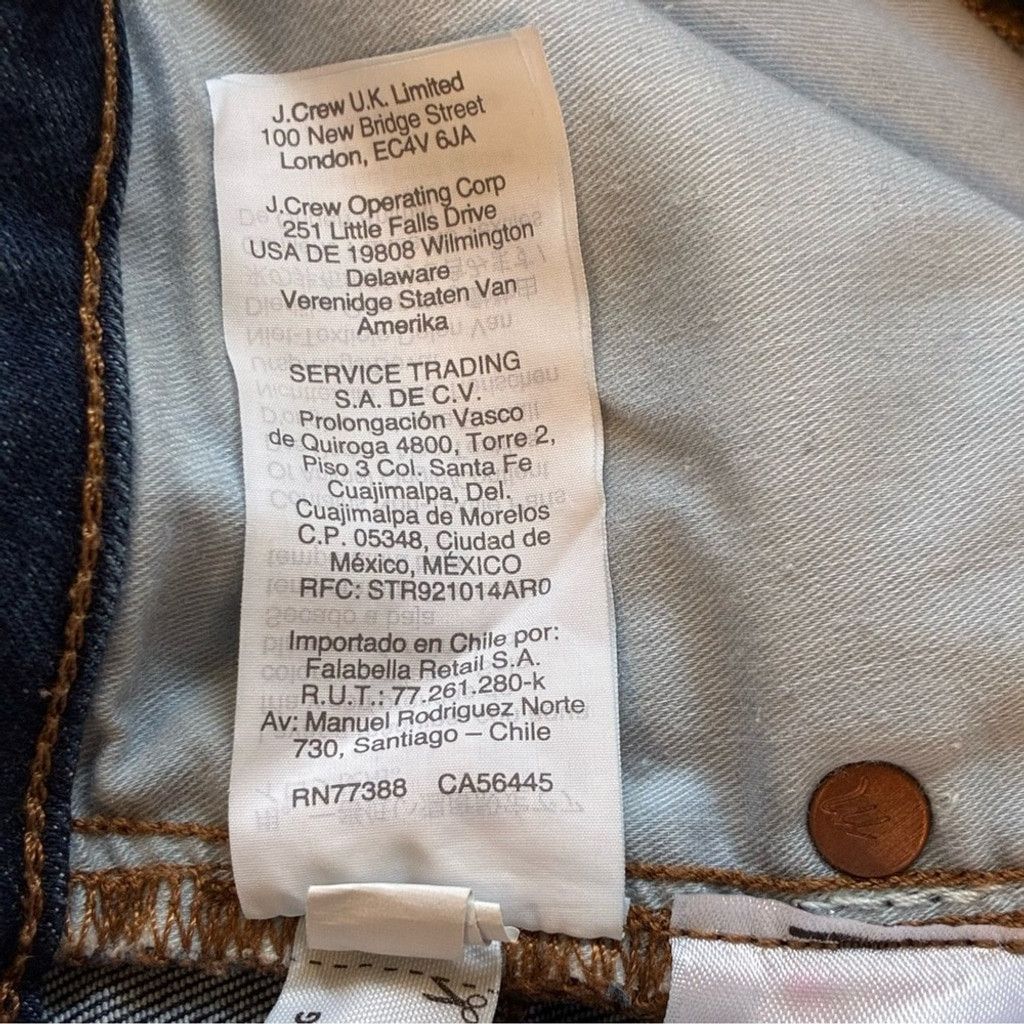Madewell Madewell Curvy High Waist Skinny Jeans Sz 24 Dark Wash Denim Size 24" / US 00 / IT 34 - 13 Thumbnail