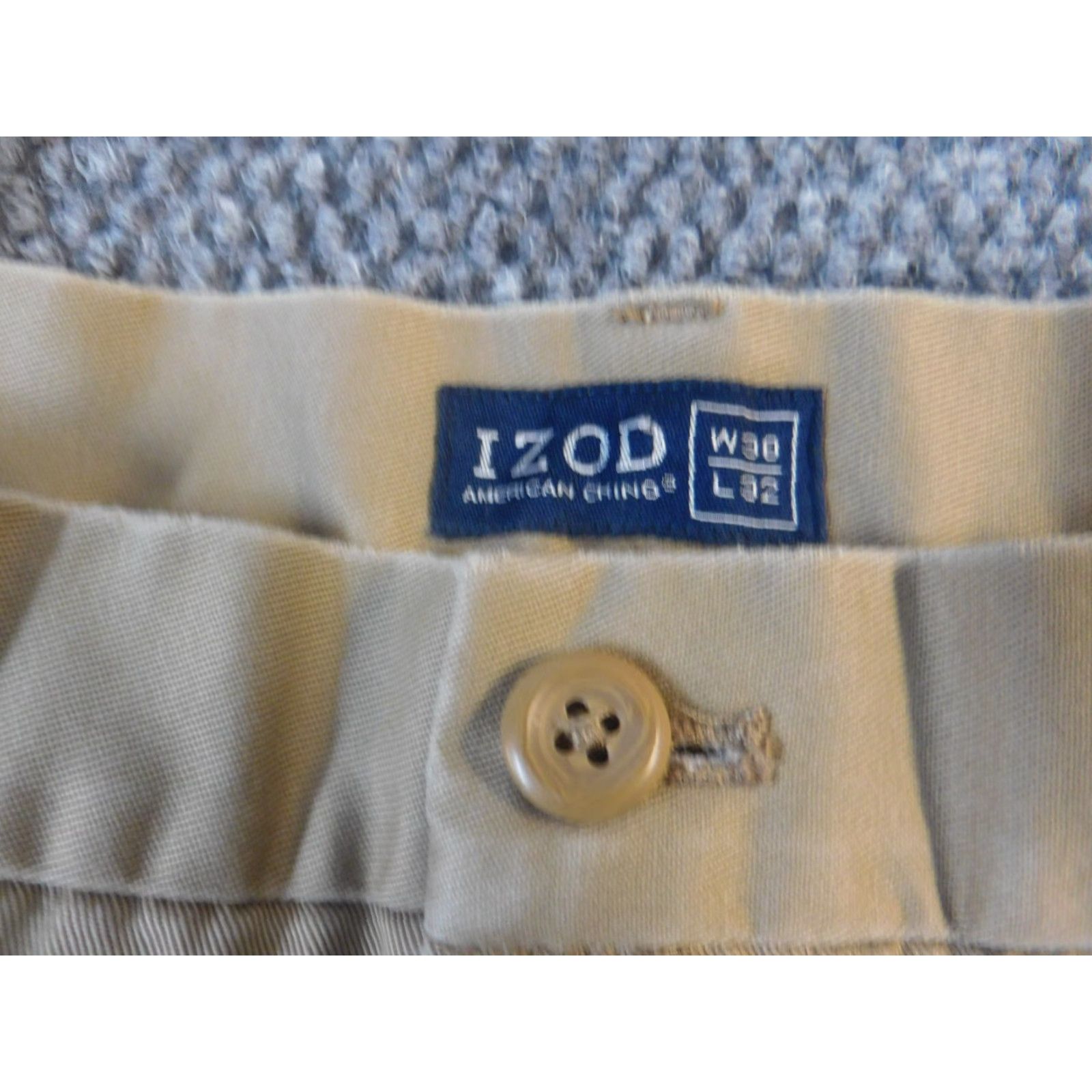 Izod IZOD Mens Pants 38x29 Straight Active Beige Chino Pocket Regular Jeans Style Modern Mens Shoes? Size US 38 / EU 54 - 4 Thumbnail