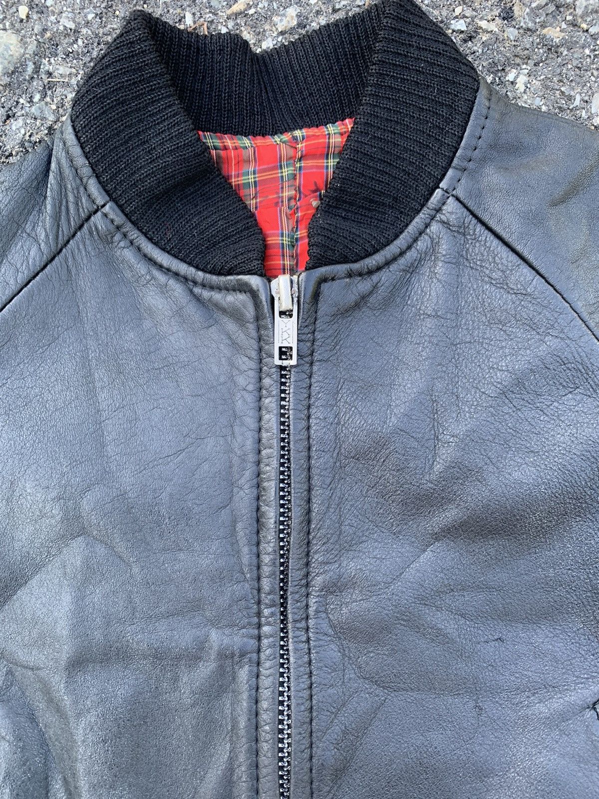 Japanese Brand × Vintage THRIVE WEAR LEATHER JACKET KIDS 3-4 YEAR Size US XXS / EU 40 - 8 Thumbnail