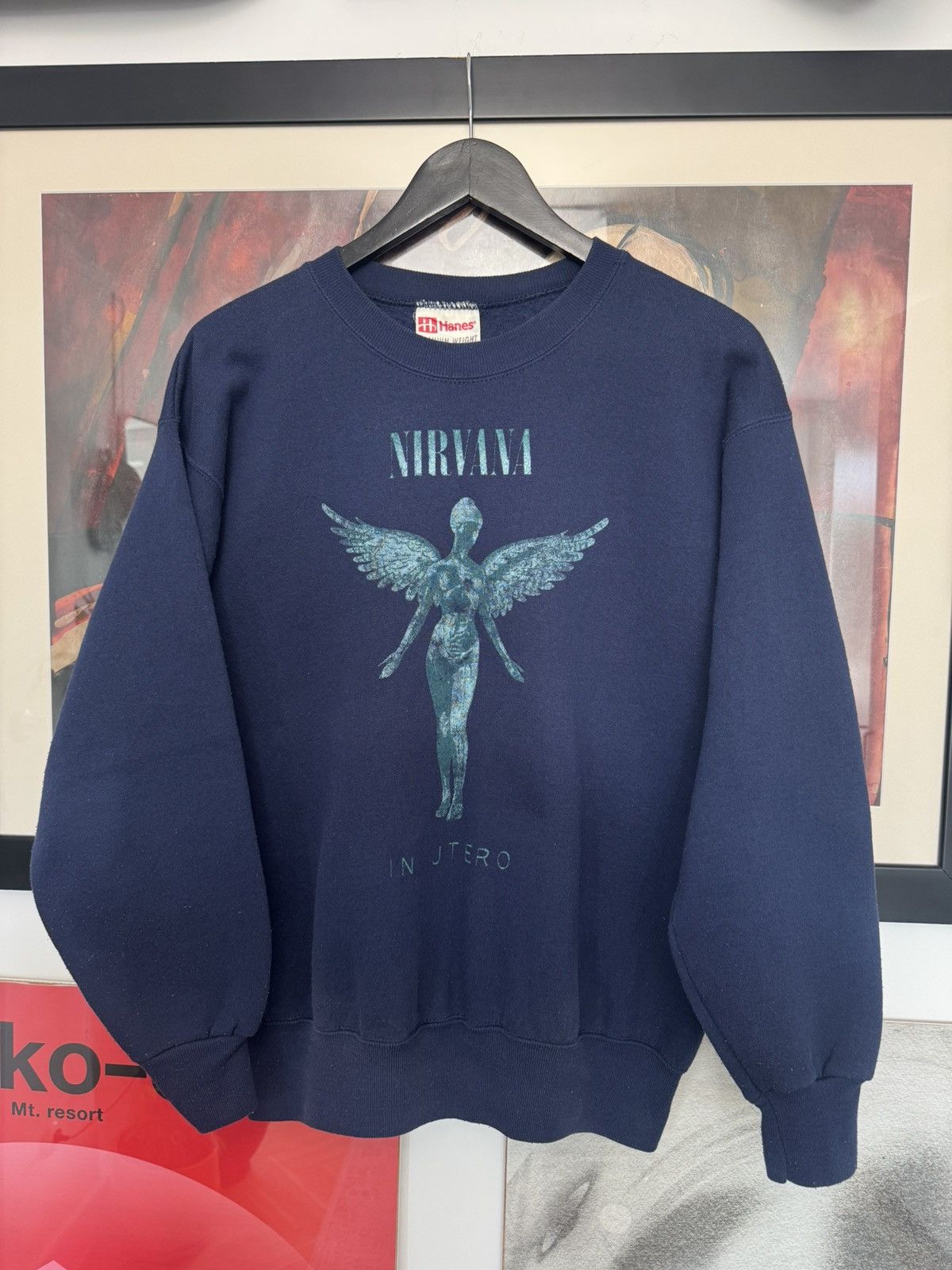 Band Tees Vintage Nirvana In Utero 90s Crewneck Band Rock Grunge Rare Size US M / EU 48-50 / 2 - 1 Thumbnail