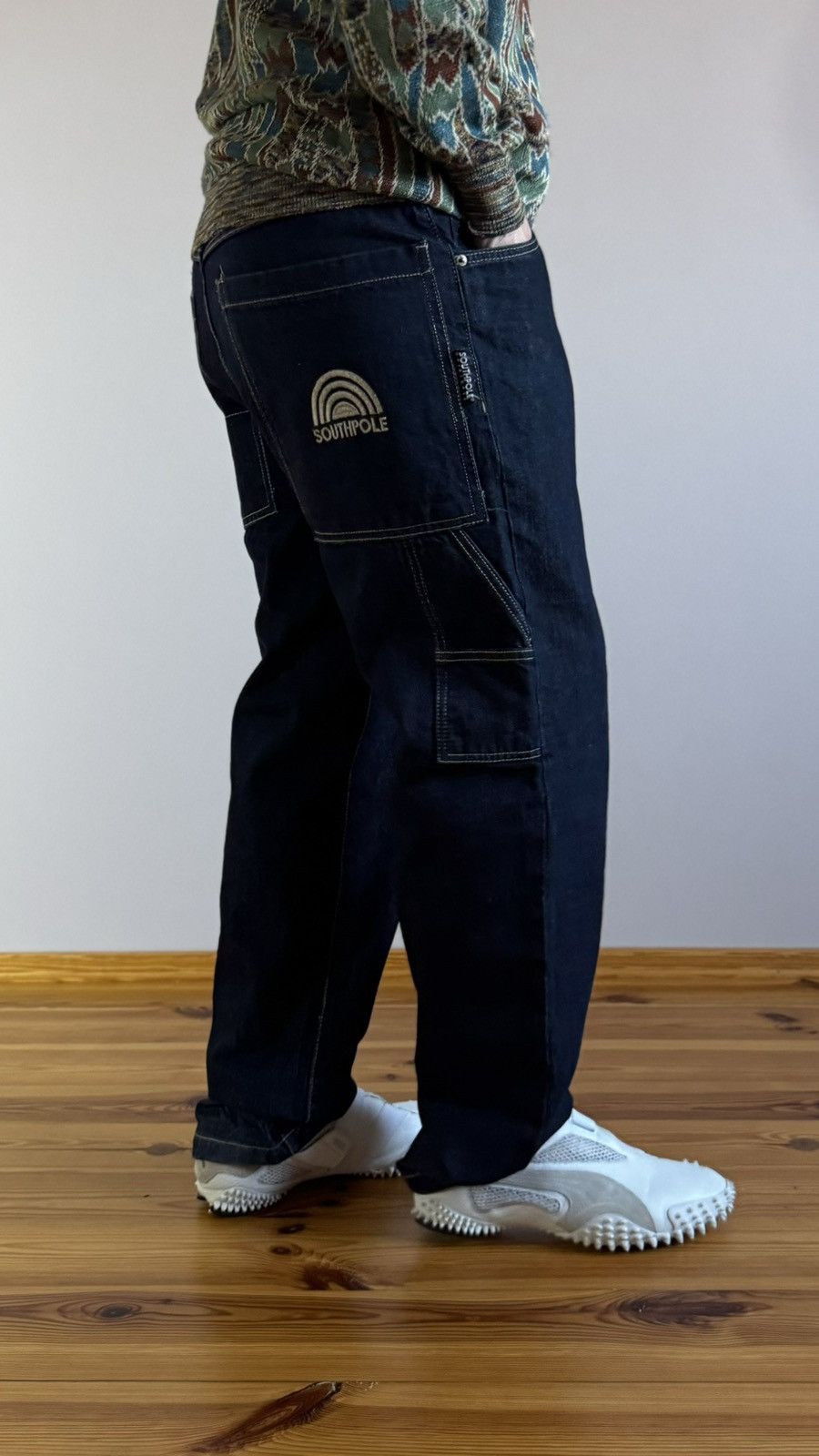 Southpole Southpole Denim Pants Hip Hop Baggy Work Jeans Y2K Size US 34 / EU 50 - 2 Thumbnail