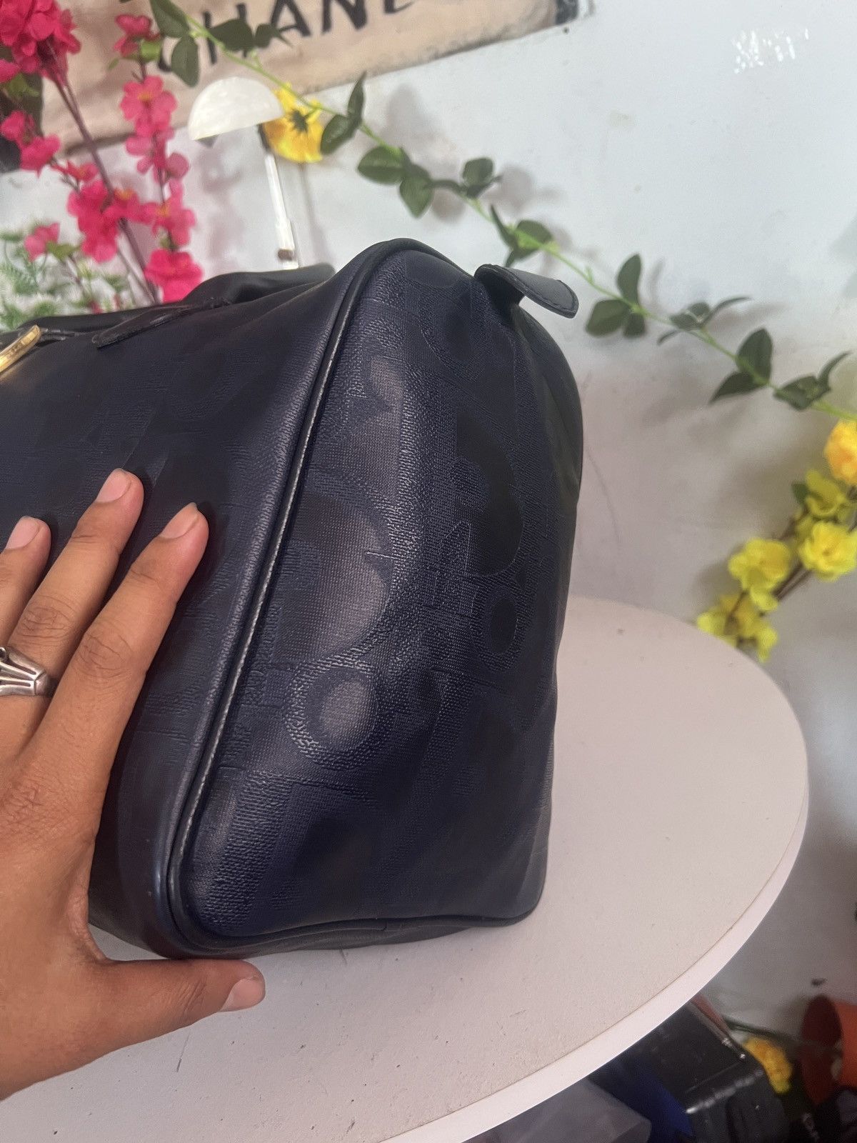 Christian Dior Monsieur × Vintage Vintage Christian Dior Boston Navy Blue Size ONE SIZE - 15 Thumbnail