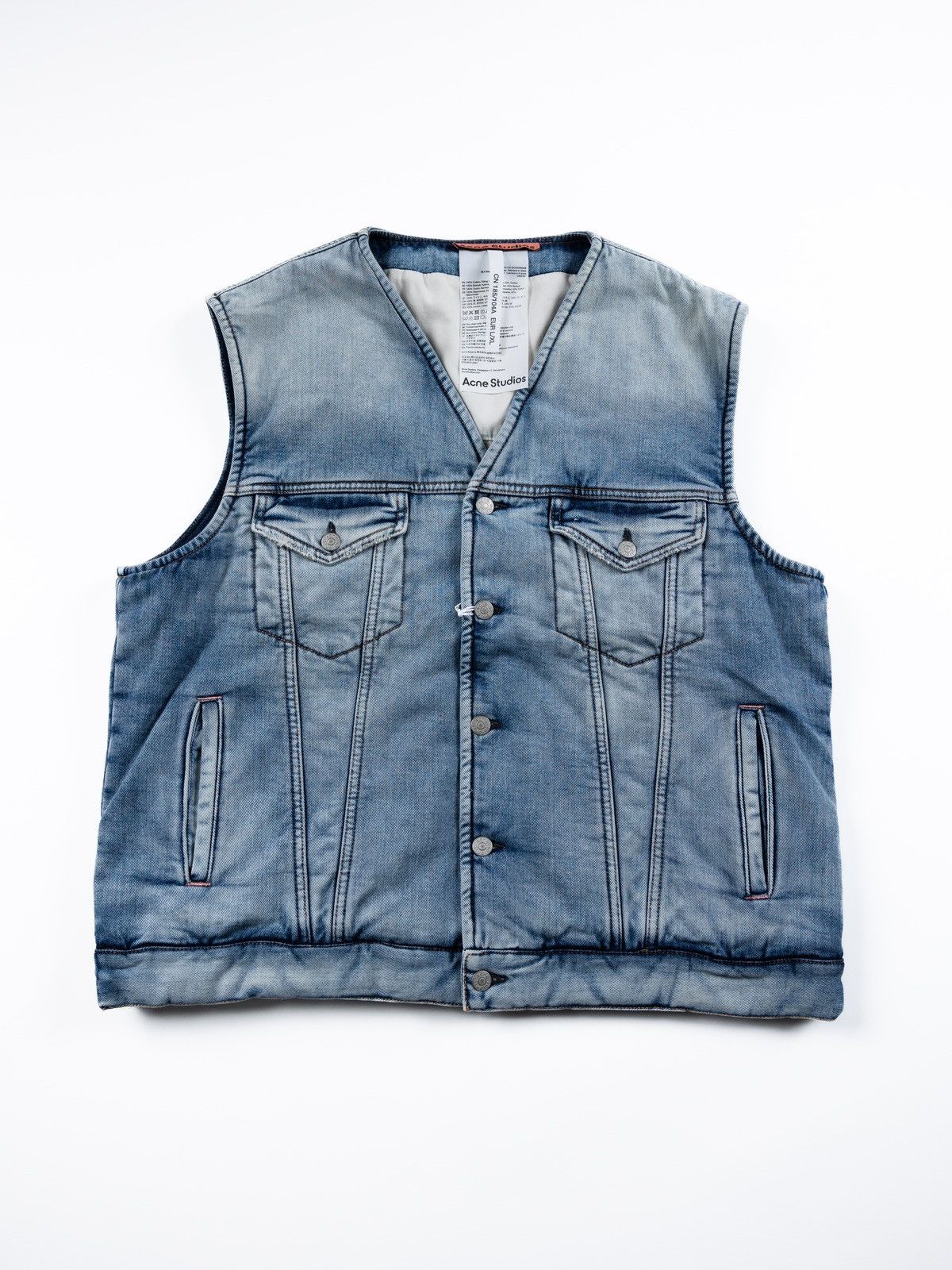 Acne Studios Acne Studios Padded Denim Vest Grailed