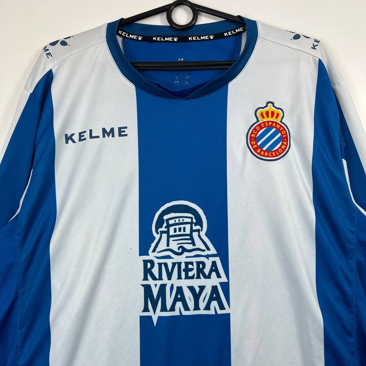Other RCD Espanyol Home Shirt 18/19 Long Sleeve Jersey Kelme Sz XL Size US XL / EU 56 / 4 - 2 Thumbnail