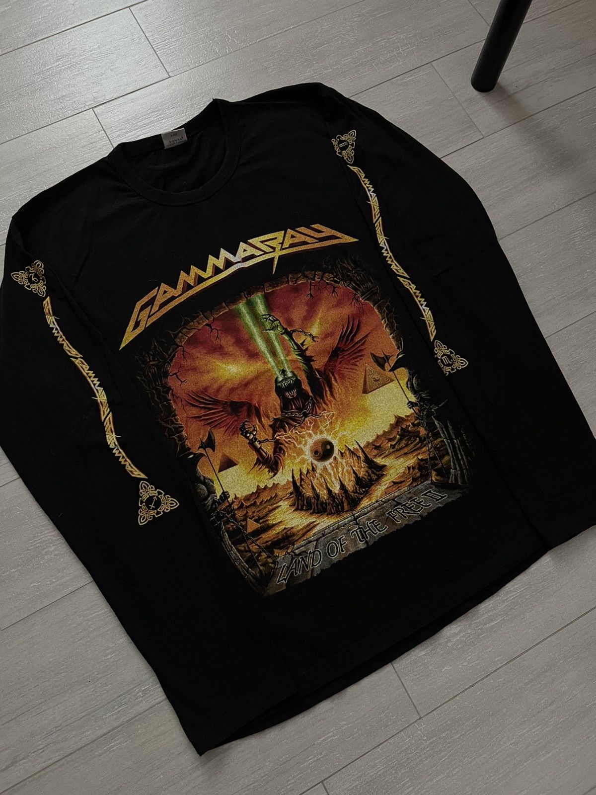 Band Tees × Vintage T-Shirt Longsleeve Long Rock Gamma Ray Hellish Rock 2007 /08 Size US XL / EU 56 / 4 - 3 Thumbnail