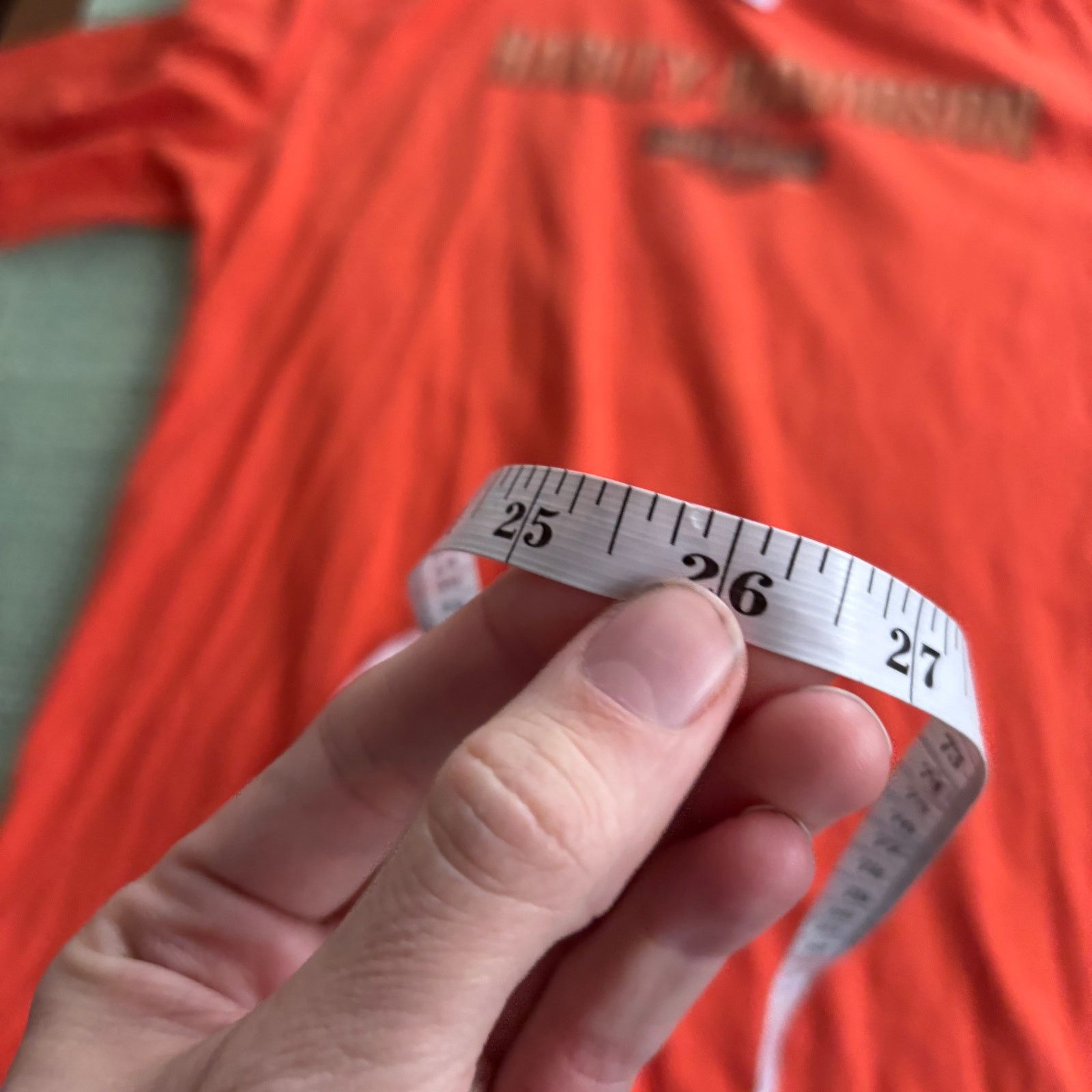 Harley Davidson × Vintage Vintage 2000s Orange Long Sleeve Harley Davidson Shirt Size US XXL / EU 58 / 5 - 8 Thumbnail