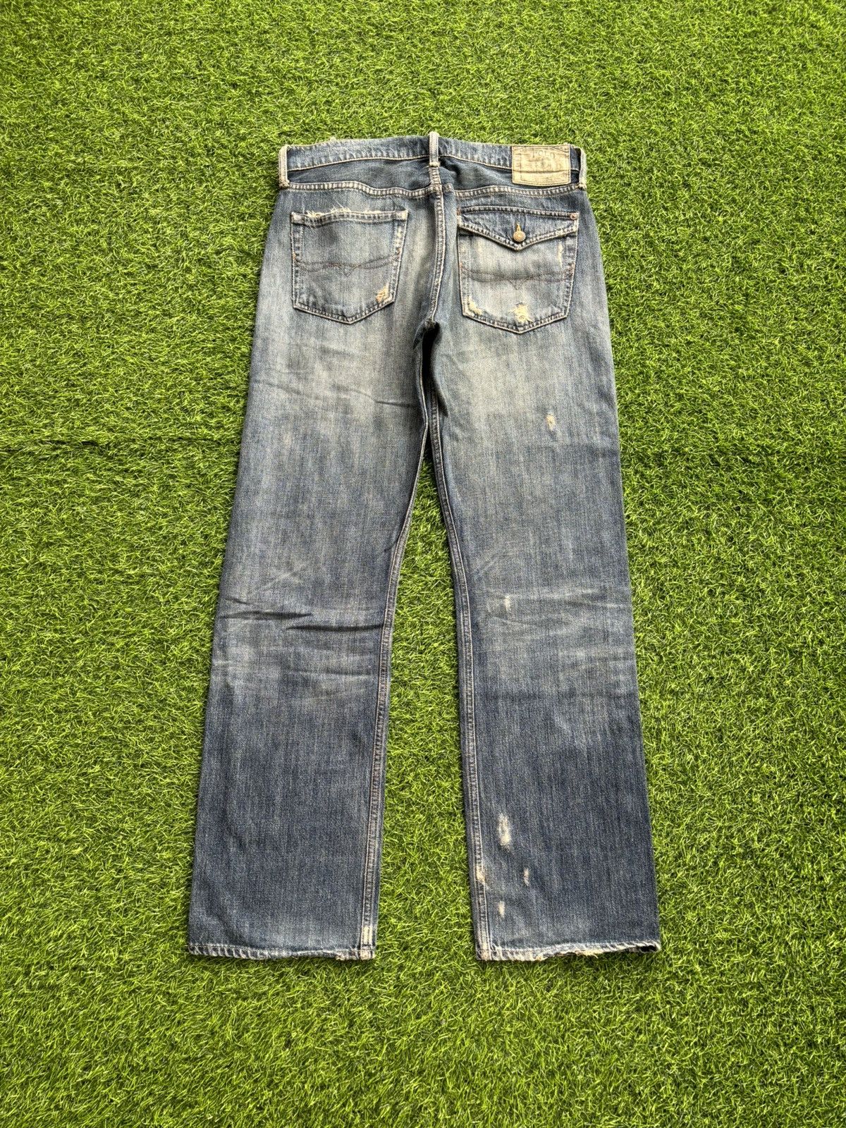 Polo Ralph Lauren Distressed Denim Polo Ralph Lauren Jeans Size US 32 / EU 48 - 3 Thumbnail