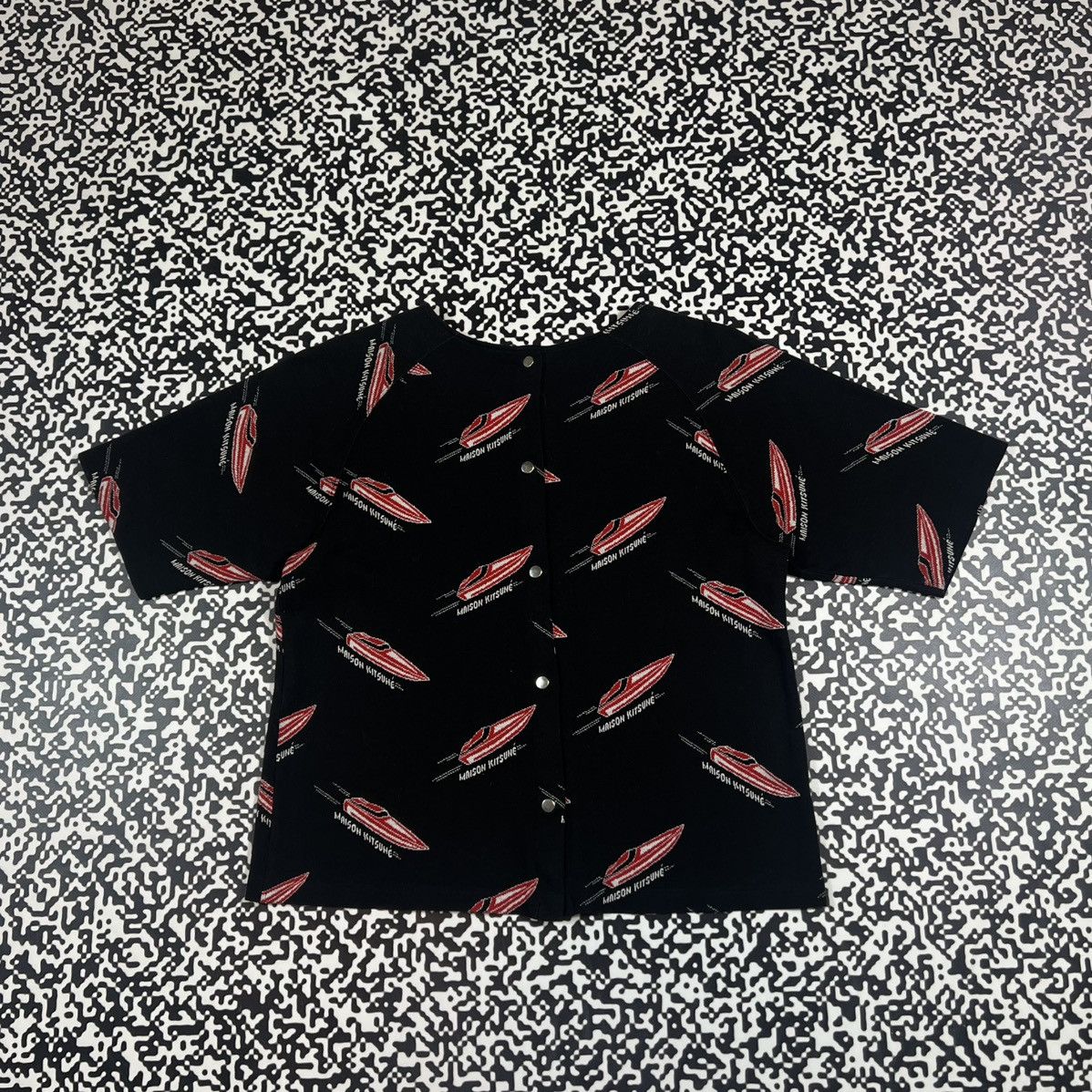 Maison Kitsune Vintage Y2K Maison Kitsune Luxury Set Boat Logo Retro Style Size 27" / US 4 / IT 40 - 9 Thumbnail